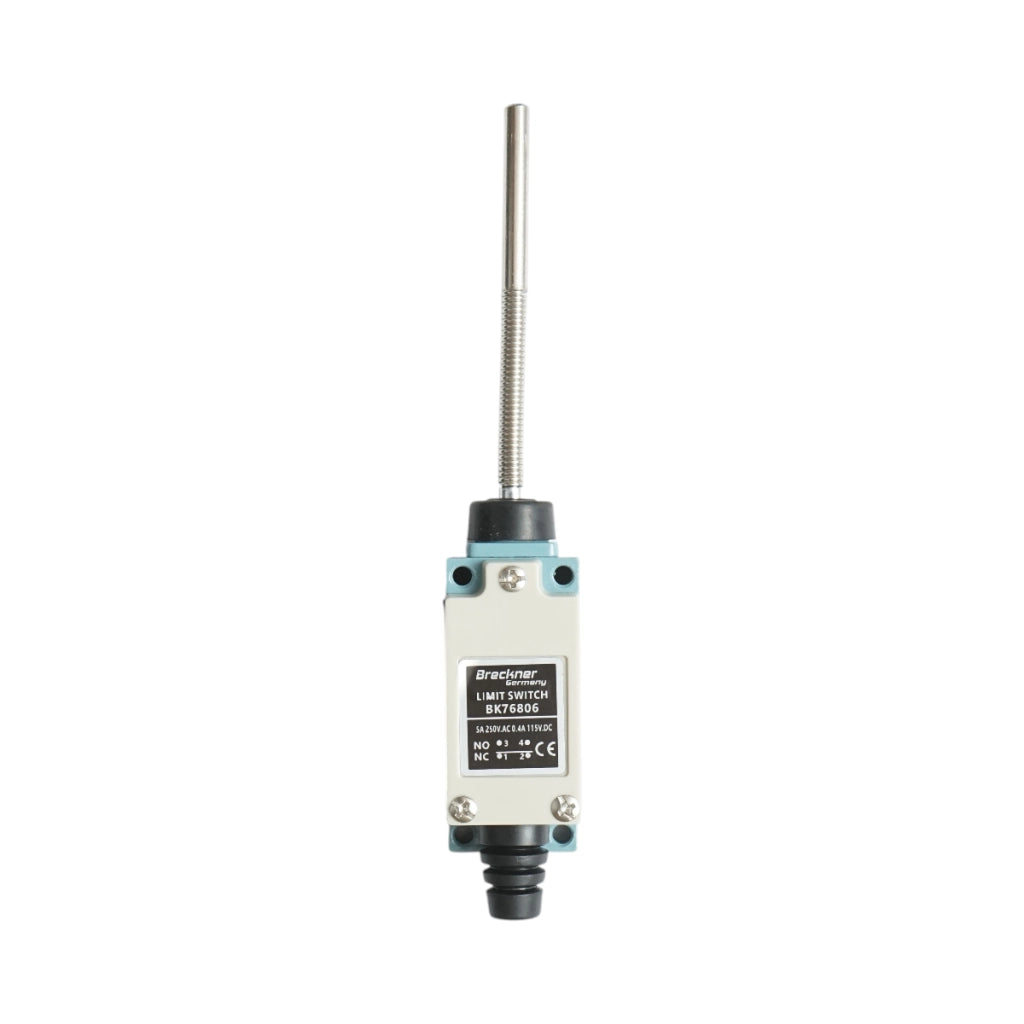 Finecorsa con asta flessibile a molla NO+NC 250V AC 5A/115V DC 0,4A Breckner Germany