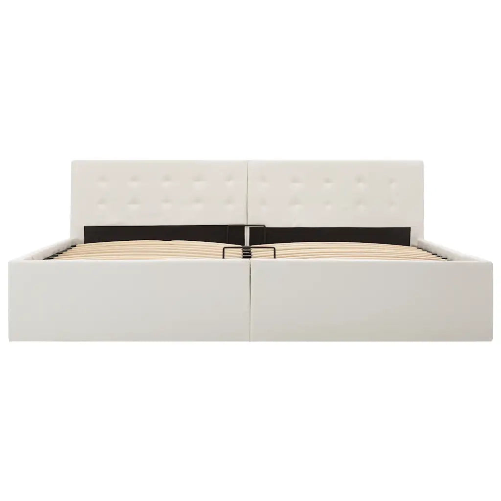 Giroletto con Contenitore Idraulico Bianco Similpelle 180x200cm cod mxl 53387