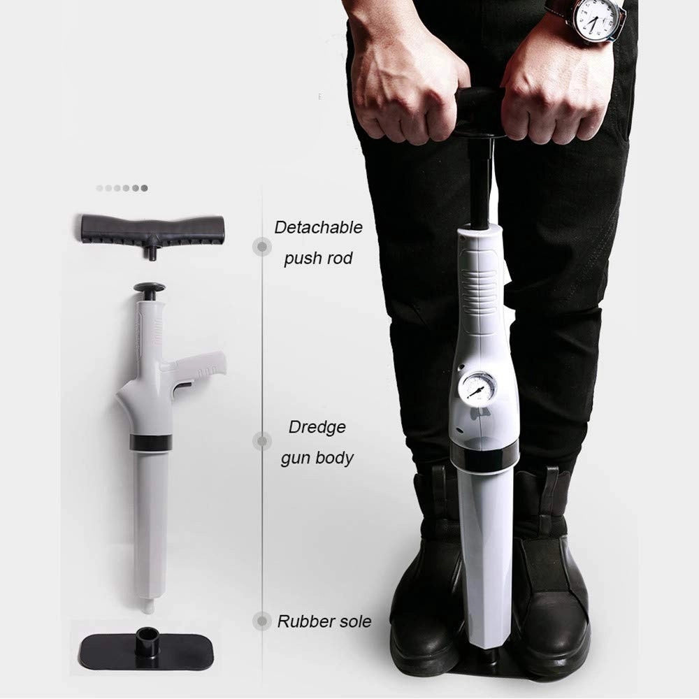 Trade Shop - Sturalavandino Ad Aria Compressa Pistone Alta Pressione Scarico Lavandino Wc -