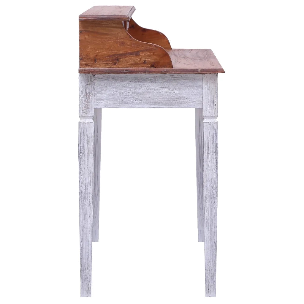 Scrivania con Cassetti 90x50x101 cm in Legno Massello di Mogano 283911