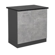 Vicco Mobile lavello cucina Calcestruzzo 80 cm , PL Antracite