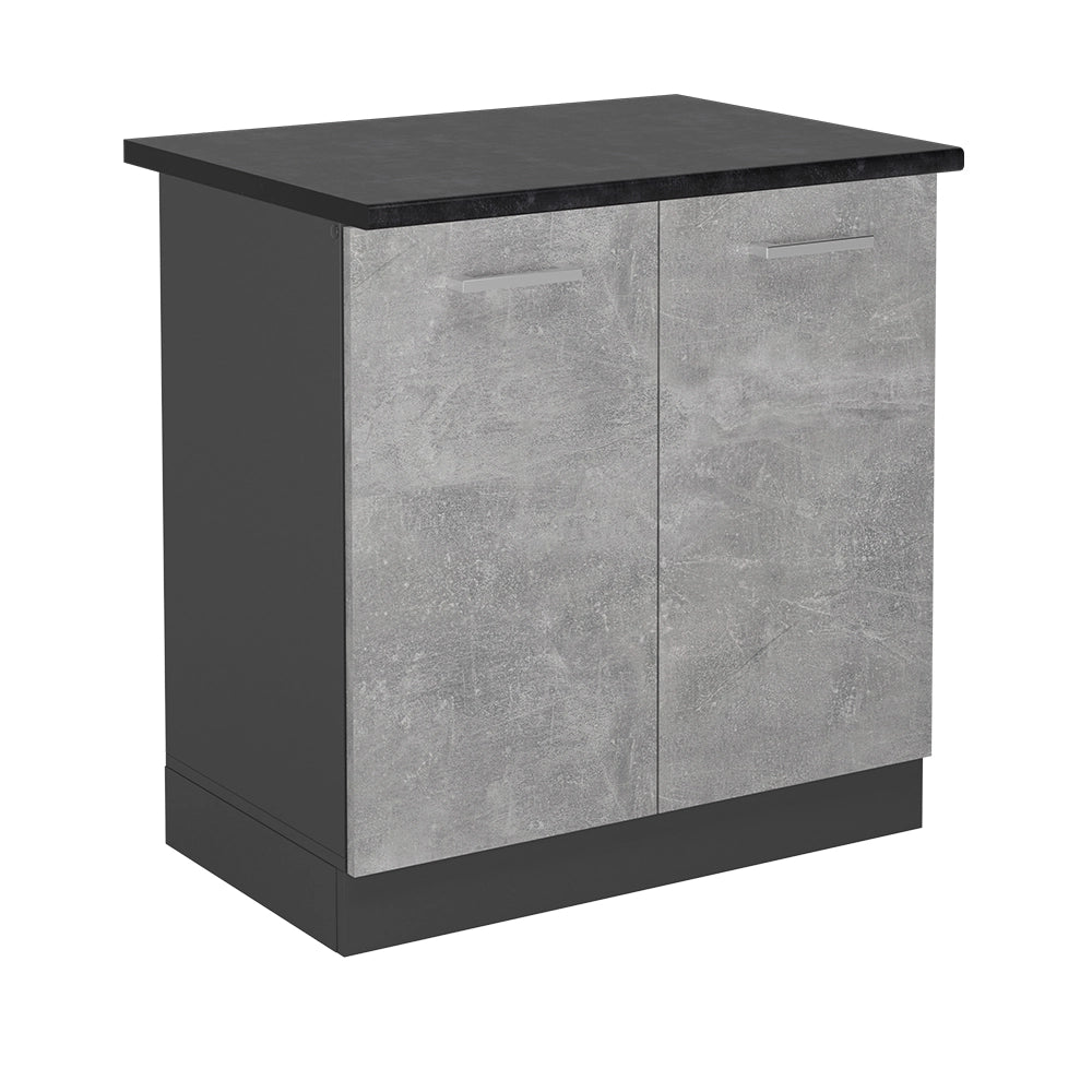 Vicco Mobile lavello cucina Calcestruzzo 80 cm , PL Antracite
