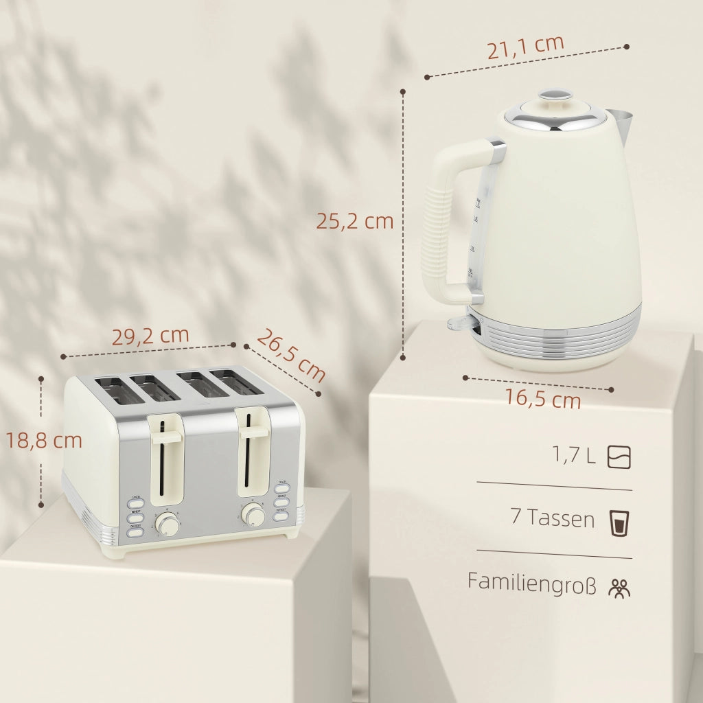 Set bollitore e tostapane ¨C zephmum ¨C 1,7L 2200W 4 fessure