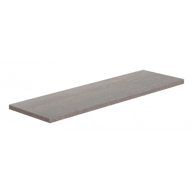 Mensola da Muro, Scaffale Legno, Mensola da Parete, Rovere Grigio Nuovo, 76x23,7x2,3 cm - Smart