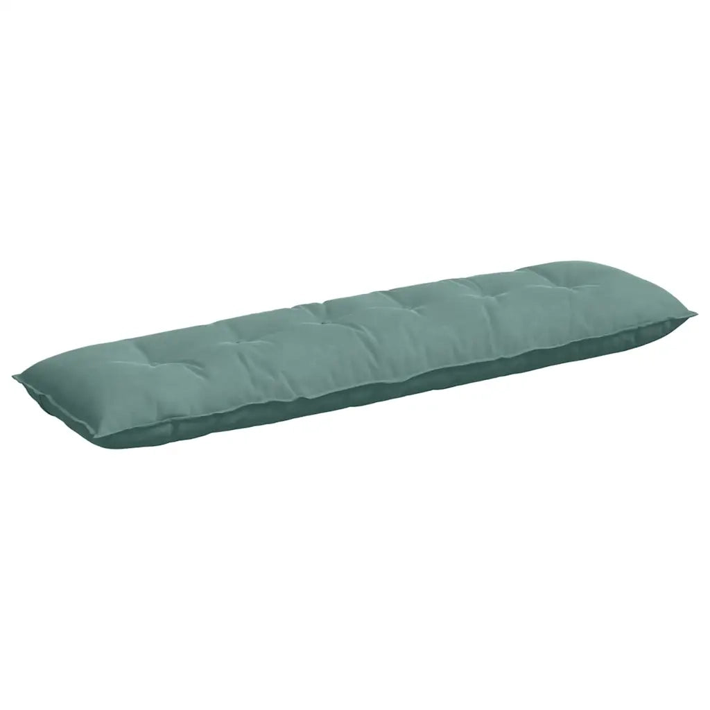 Cuscino per Schiena | Cuscino dorsale Verde Mare 180 x 50 cm Tessuto in Cords