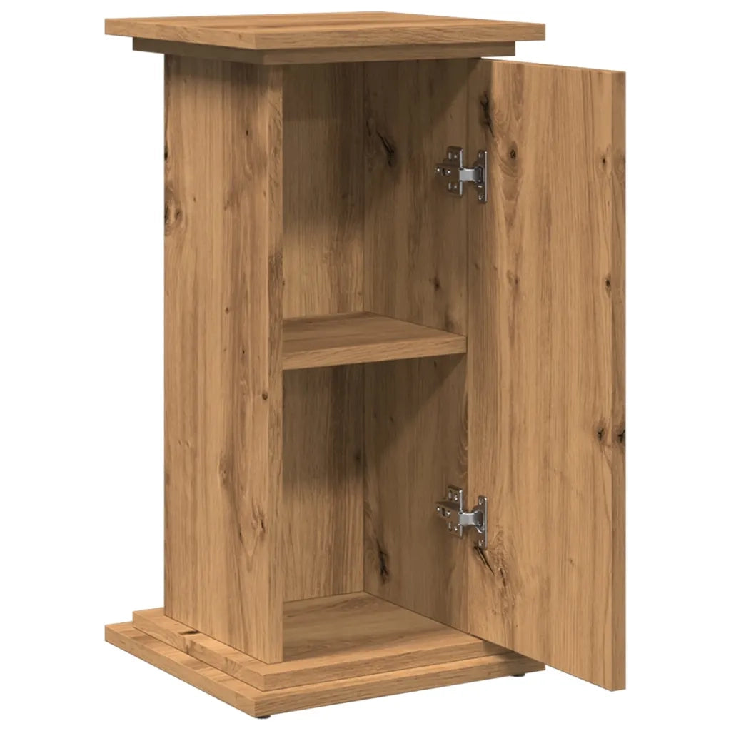 Espositore Portaoggetti Rovere Artigianale 31x30x60 Truciolato 854624