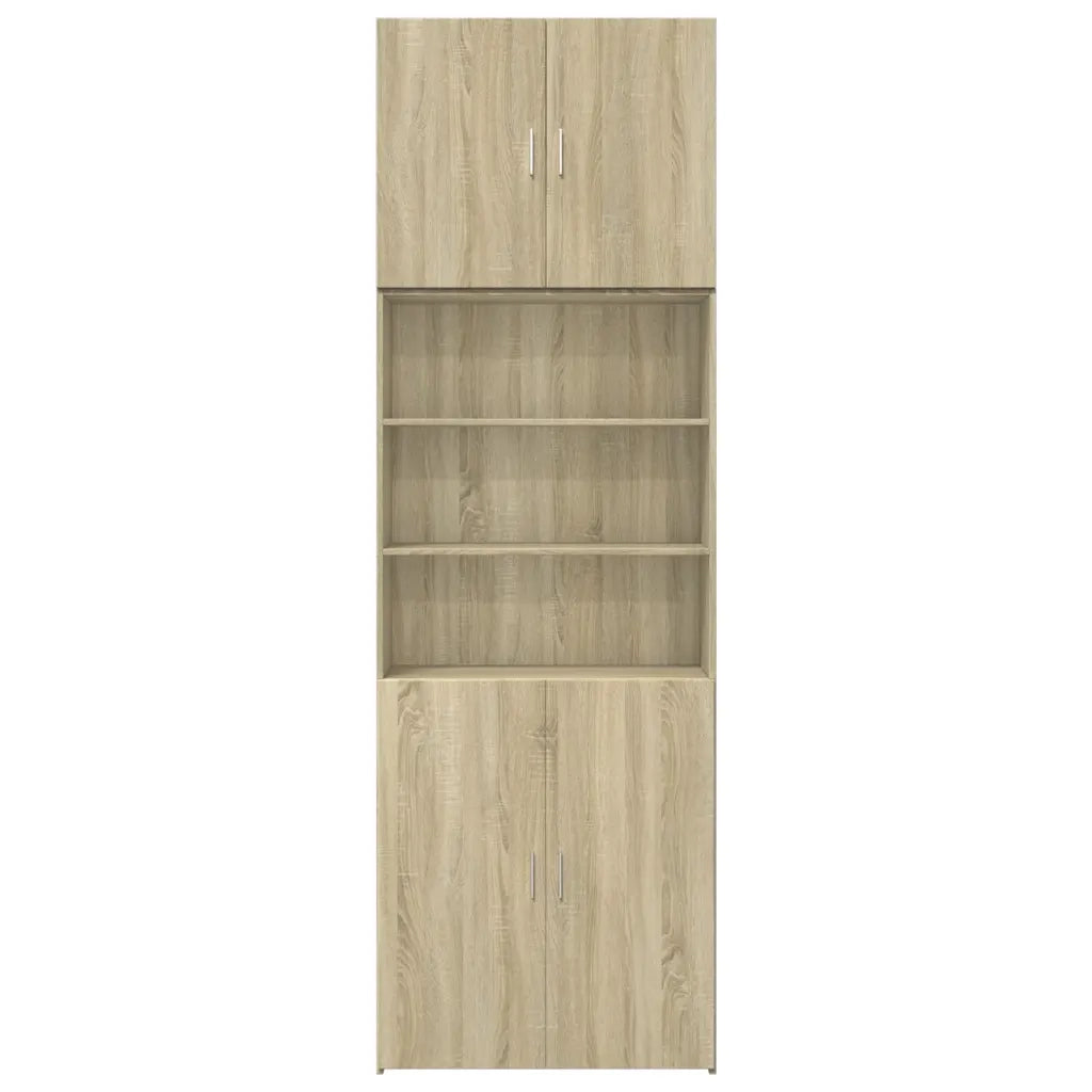 vidaXL Credenza Rovere Sonoma 80x42,5x249 cm in Legno Multistrato