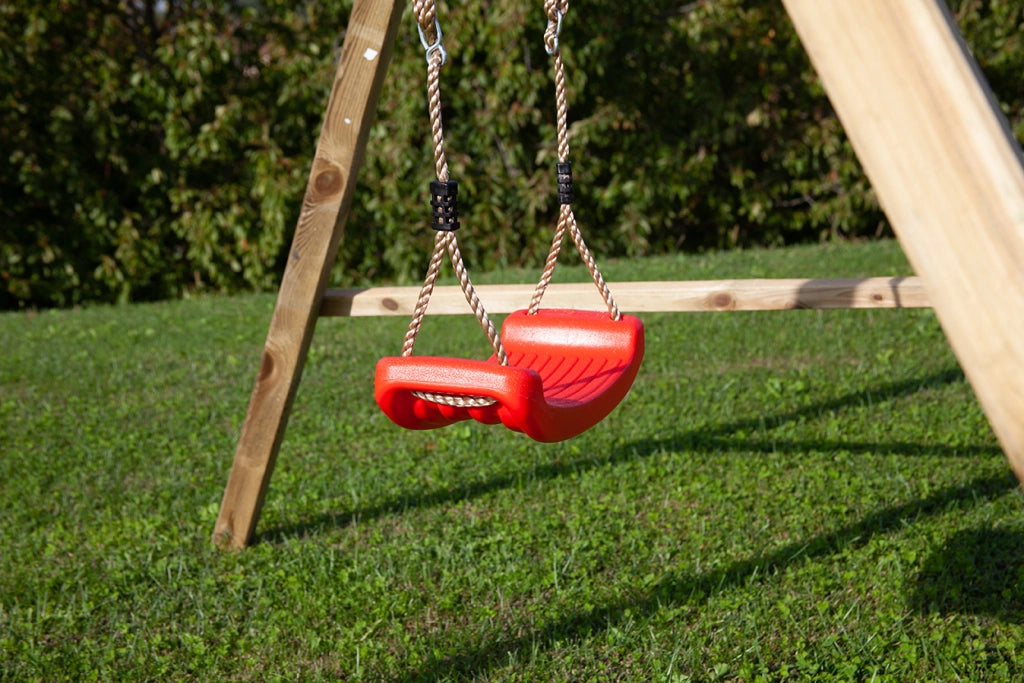 Altalena in legno impegnato Babby 230x160xh195 cm