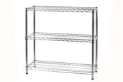 Archimede scaffale metallico scaffale 3 ripiani cm 36 x 91 x h. 90 cucina bagno garage cabina armadio