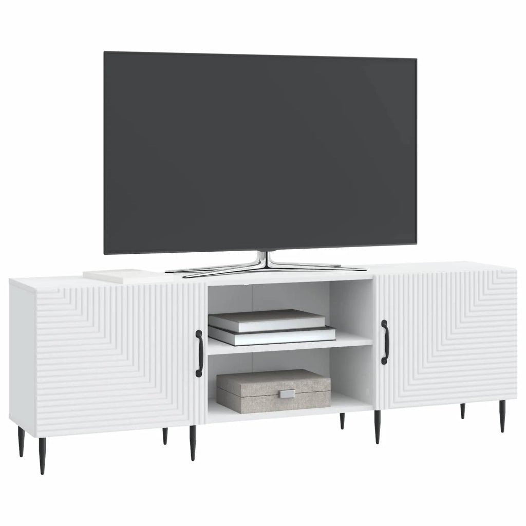 Mobile TV-Credenza per TV Bianco 150 x 31 x 50 cm Legno ingegnerizzato 530872