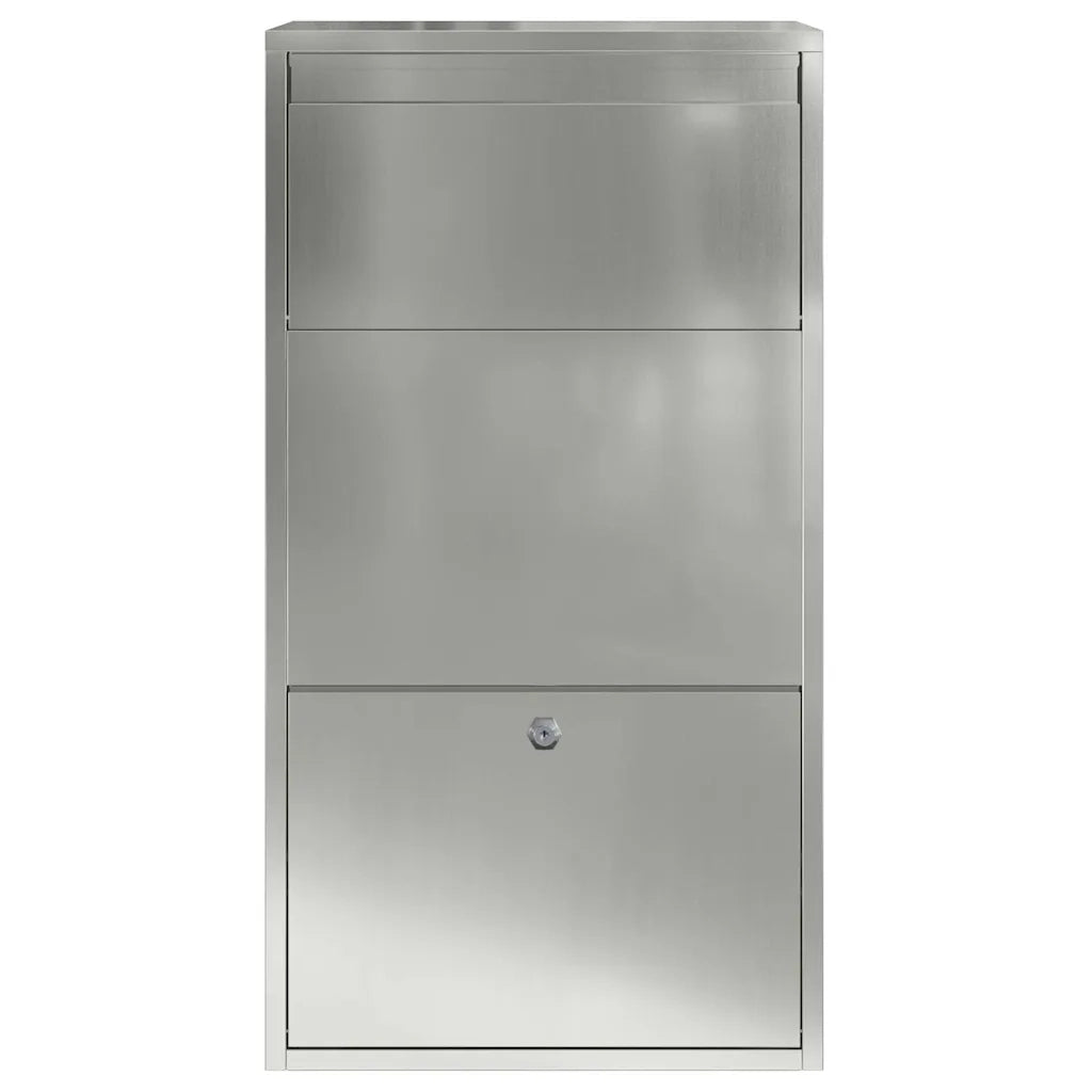 Cassetta per pacchi Argento 44 x 22 x 82 cm Acciaio zincato CFW3458335