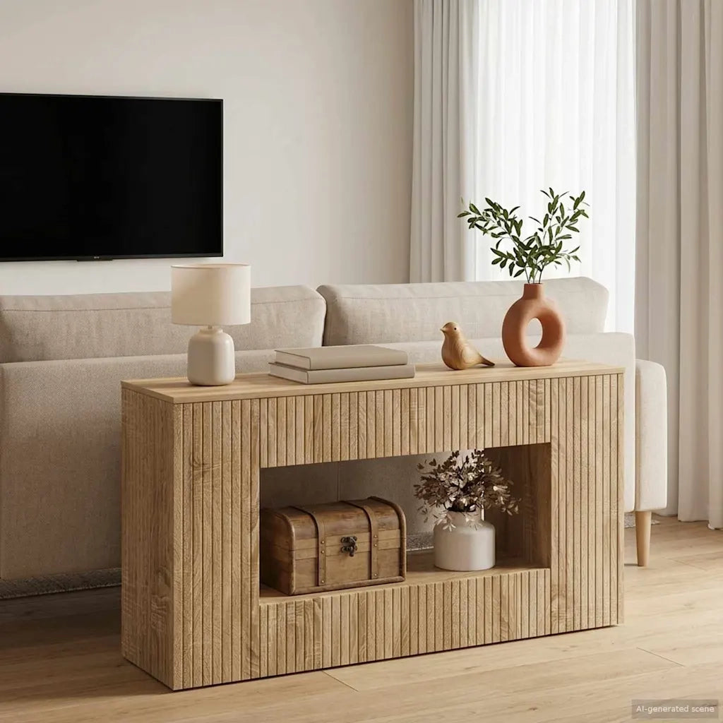 Tavolo consolle Rigato Rovere Sonoma 101 x 29 x 74 cm