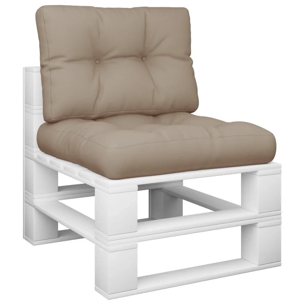 Cuscini per Pallet 2 pz Tortora in Tessuto 360653
