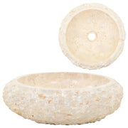 Lavandino 40x12 cm in Marmo Crema cod mxl 56395
