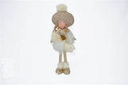 Bambola Decorativa Natale Natalizia in Stoffa 44 cm
