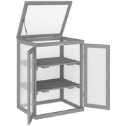 Serra da Giardino ¨C Zephmum ¨C Legno e Policarbonato Trasparente 58x44x78cm