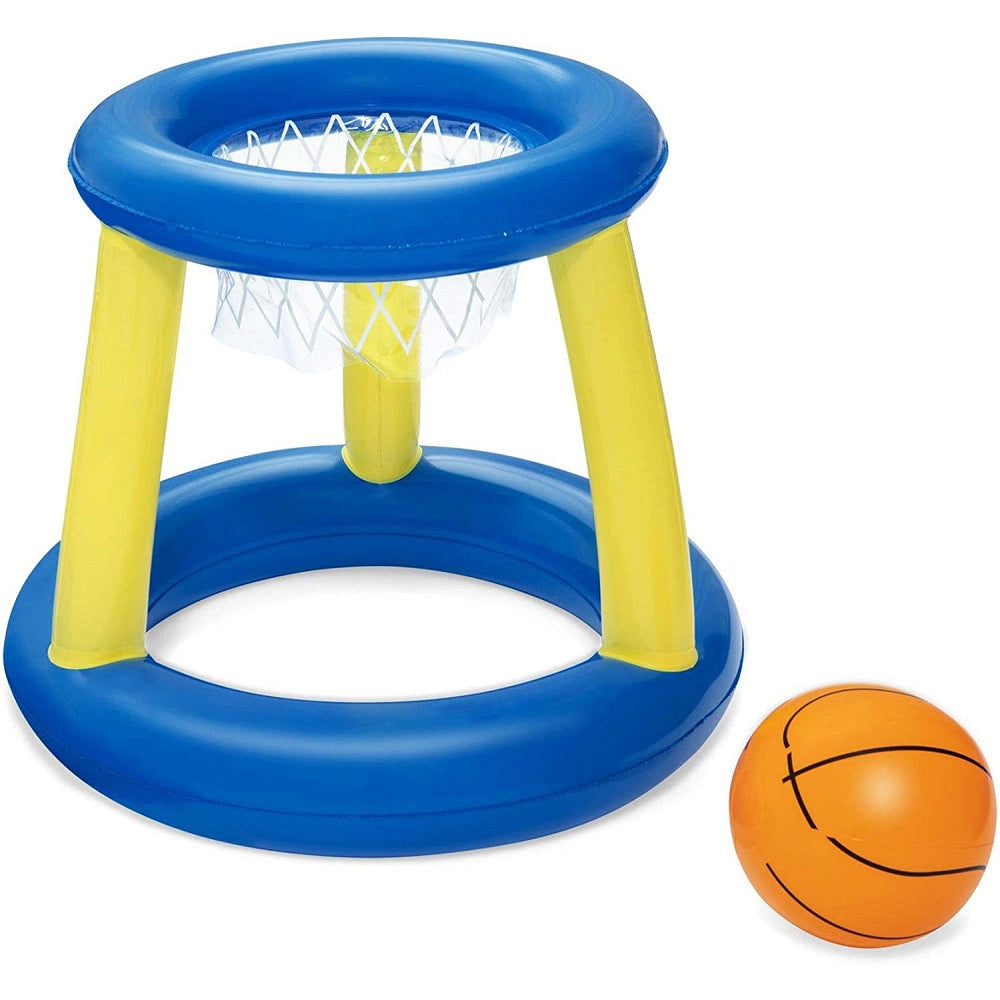 Trade Shop - Canestro Da Basket Gioco Gonfiabile Per Bambini Splash 'n' Hoop 61cm Palla 52418 -