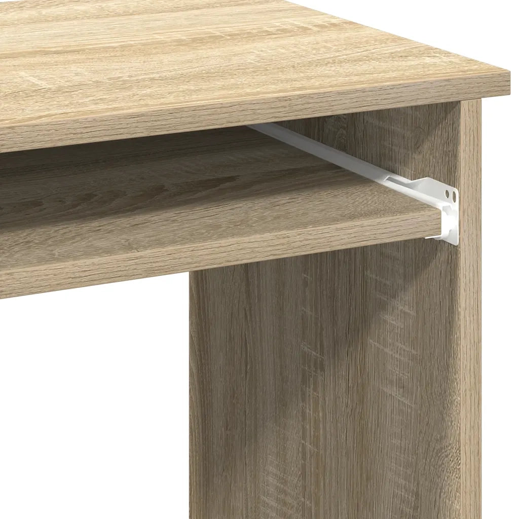 Scrivania e Ripiani Rovere Sonoma 84x40x78 cm Legno Multistrato 860447