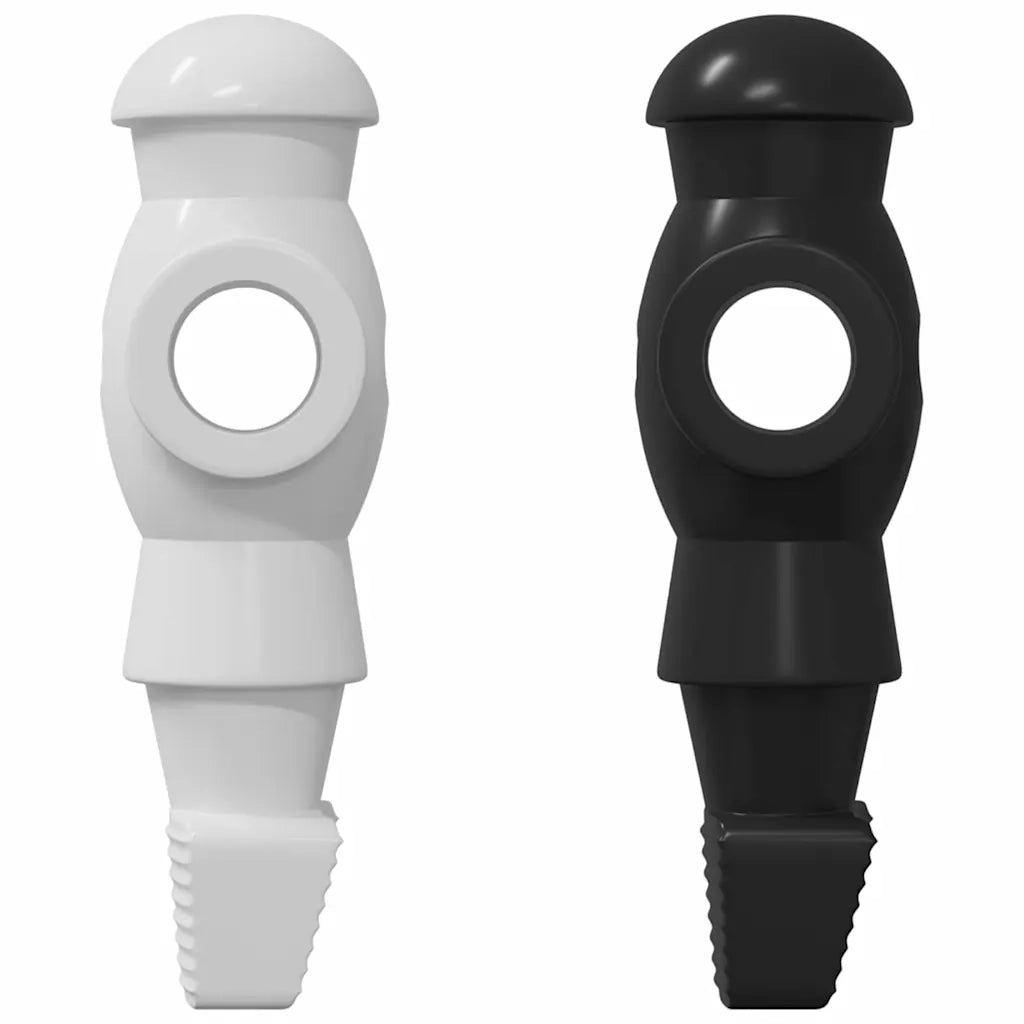Giocatori di Tavolo da Calcio 24 pz Nero e Bianco HIPS CFW2928916