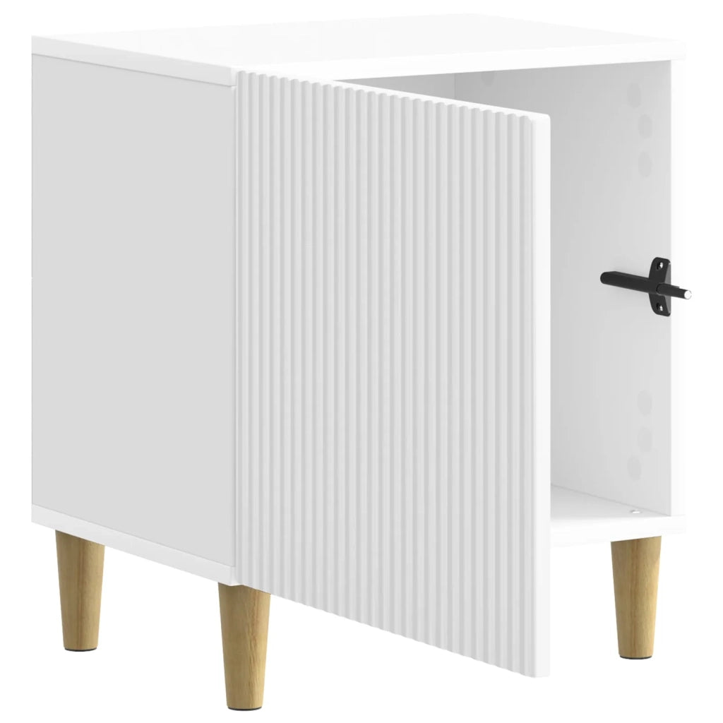 Armadio da Notte 2 pcs Bianco Lucido 43 x 34,5 x 50 cm 894574