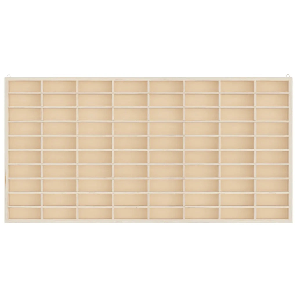 Vetrina da collezione in legno con 80 scomparti 80x4,5x40,5cm 4017377