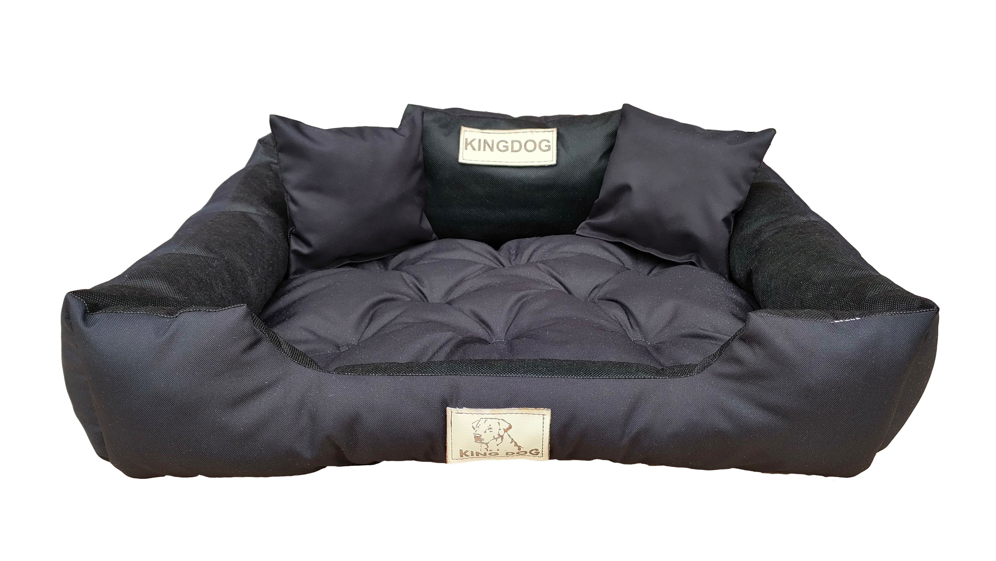 AIO FACTORY 145x115 cm KINGDOG Cuccia per cani impermeabile personalizzabile Nero