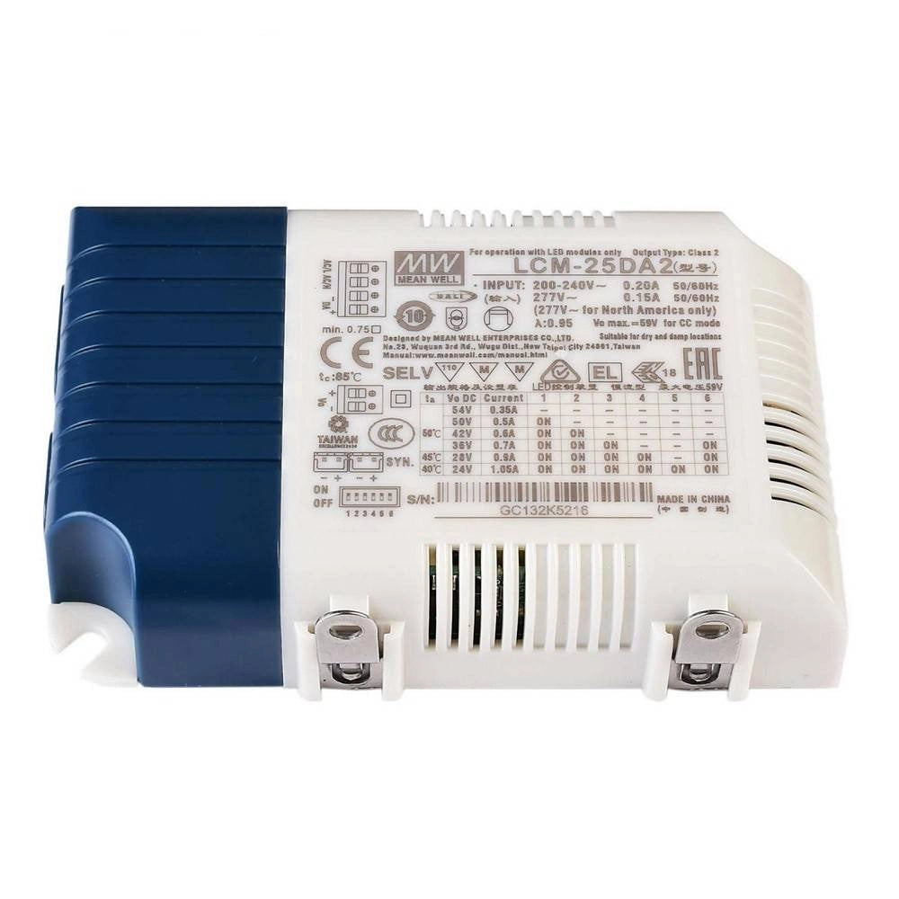 Trade Shop - Alimentatore Max 42w Multicorrente Led Driver Dimmerabile Lampade Push Dimmer 230v -