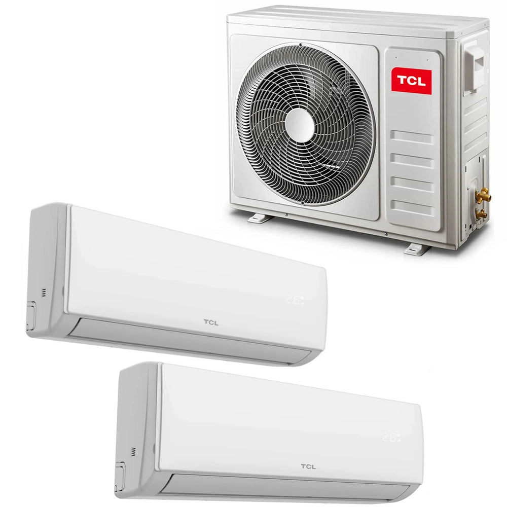 Climatizzatore condizionatore inverter 9000 + 12000 BTU dual split wifi A++ R32