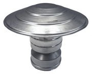 Canna fumaria parete doppia coibentata inox terminale cappello cinese   dn 150/200