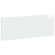 Testiera da Muro ZWOLLE Bianco Lucido Legno ingegnerizzato 896519