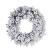 Corona Arves Innevata Diametro 60cm (6 Pezzi)