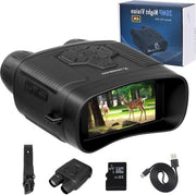 Nocciolamento 4K 36MP 300M Visione Notturna occhiale con batteria ricaricabile 4000mAh e scheda di memoria 32G & zoom digitale 68x - Apparecchio per visione notturna per osservazione animali