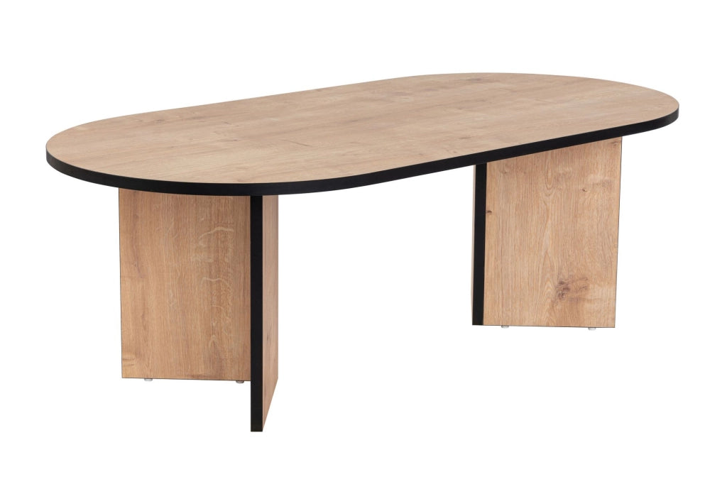 Tavolino in legno "Sable" 119 x 60 x 40 cm - Rovere zaffiro