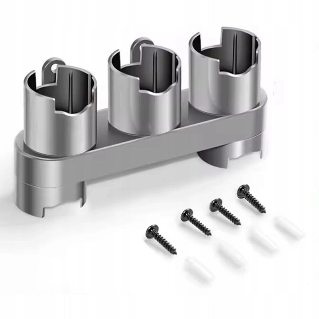 Supporto a Parete per Accessori compatibile con Aspirapolvere Dyson V7 V8 V10 V11 V15 – Organizer 3 Slot