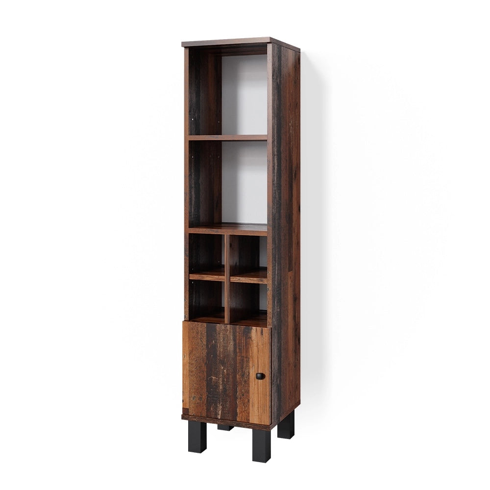 Mobiletto bagno Fynn Rovere rustico 30 x 130.6 cm porta piccola Vicco