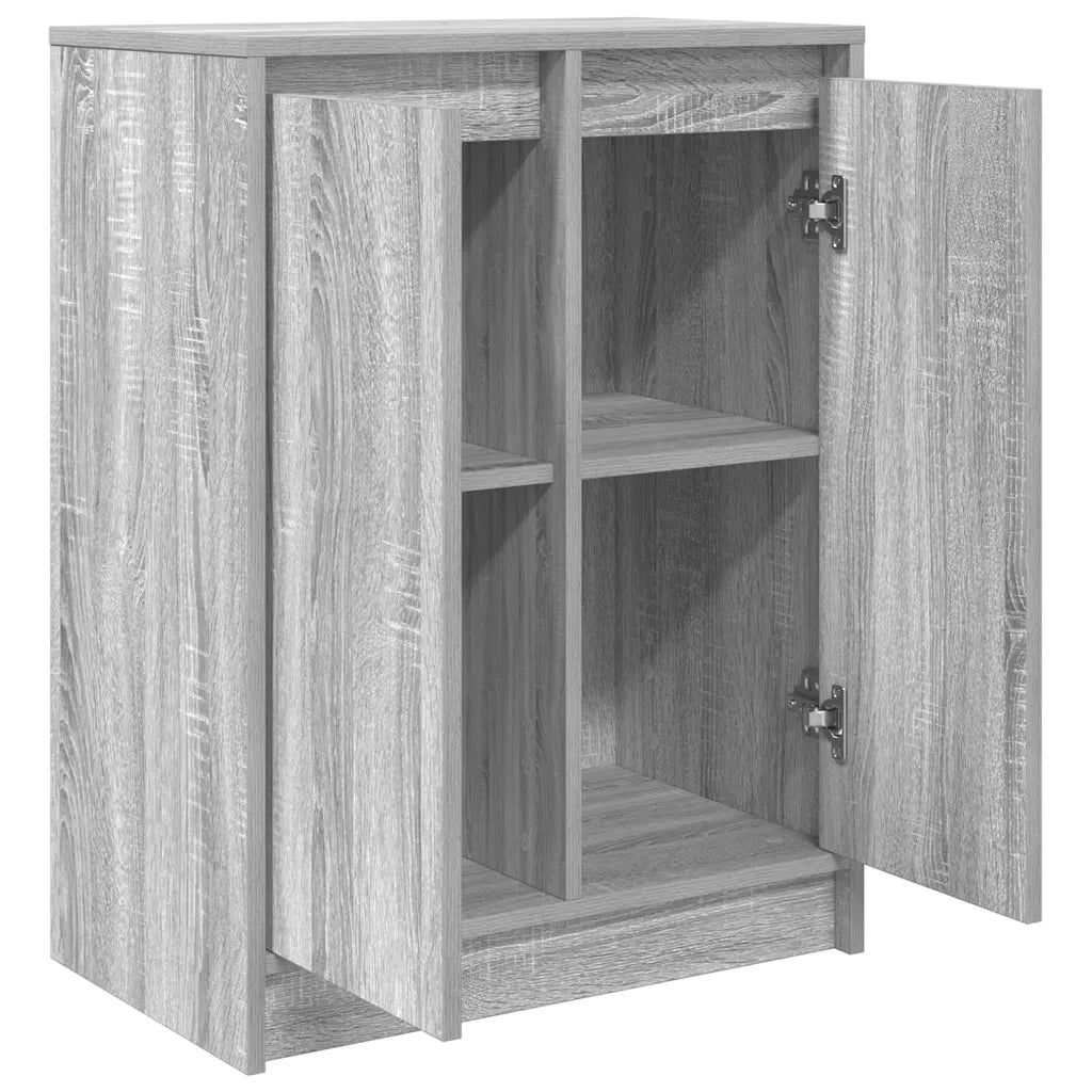 Credenza-Buffet-Armadio da cucina Grigio Sonoma 57x34x76 cm in Legno Multistrato