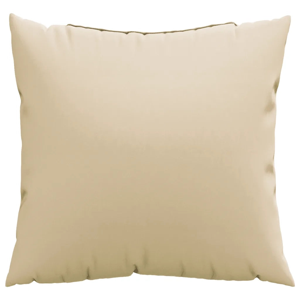 Cuscini per Divano 4 pz Beige 40x40 cm in Tessuto 360362