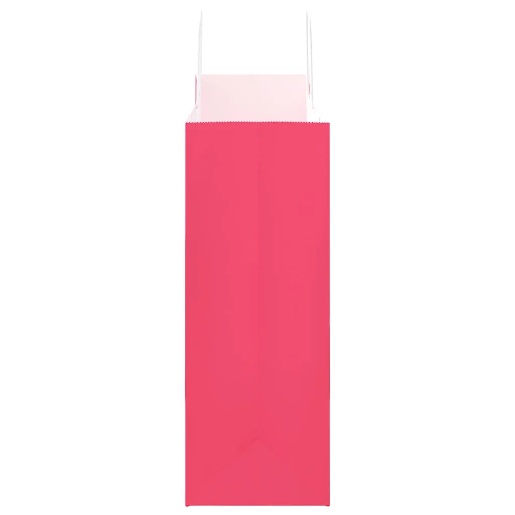 Sacchetti di Carta 250 pz con Manici Rosa 32x17x44 cm 4101678