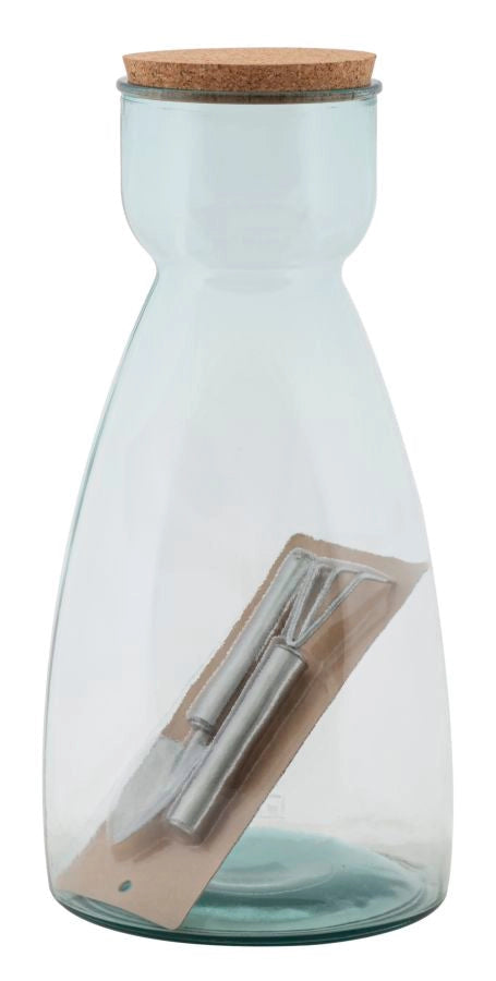 Vaso Garden Ø21,5x43,5 cm Vetro Trasparente