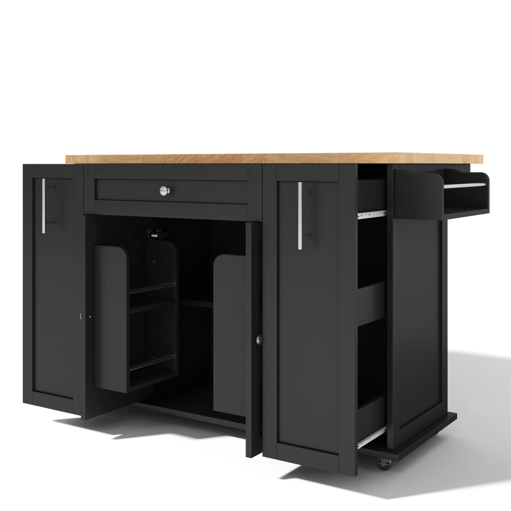 Mobile da cucina con cassetti ¨C Minimal ¨C Effetto legno, 120¡Á45¡Á87cm