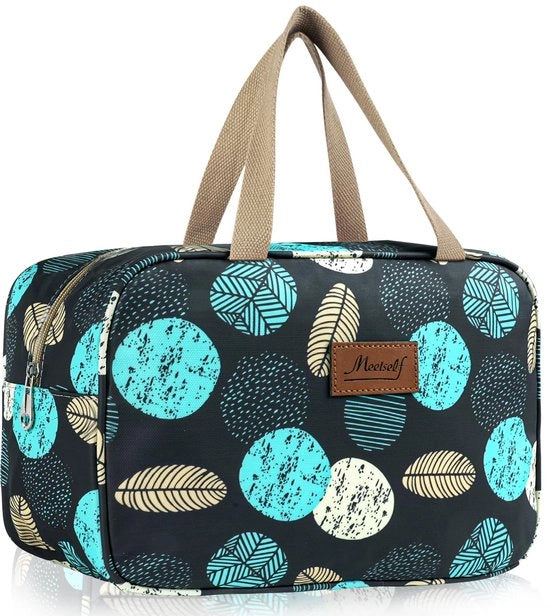 Tolettas da viaggio per grandi dimensioni, organizzatore di viaggio per donne, borsa cosmetica per donne, tolettas grandi con maniglia per accessori, tolettas per donne e uomini