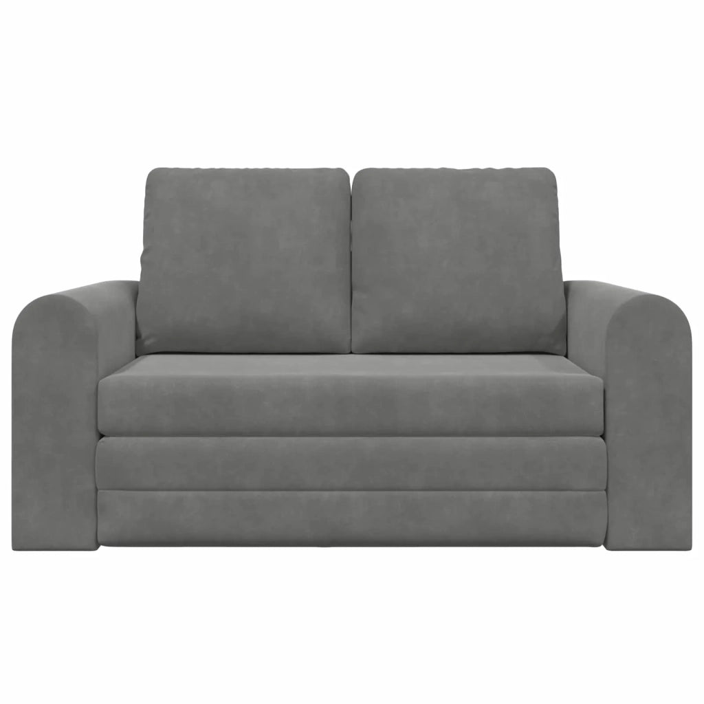 Divano letto | Sof¨¤ letto | Letto singolo Grigio scuro 148 x 71 x 83 cm Velluto