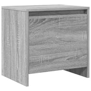 Comodino-Tavolino da notte Grigio Sonoma 45x34x44,5 cm in Truciolato