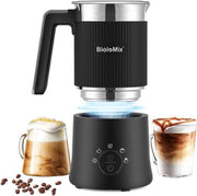 Melkopschuimer elettrico 5 in 1 - Afneembare melkschuimer - Automatizzato con schiuma calda e fredda - Nero