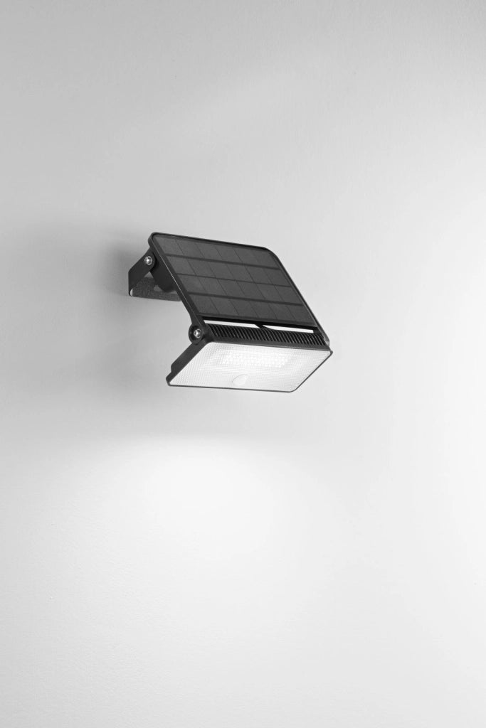 PROIETTORE LED NASA 1600LM 4000K 12W CON PANNELLO SOLARE E SENSORE IP54
