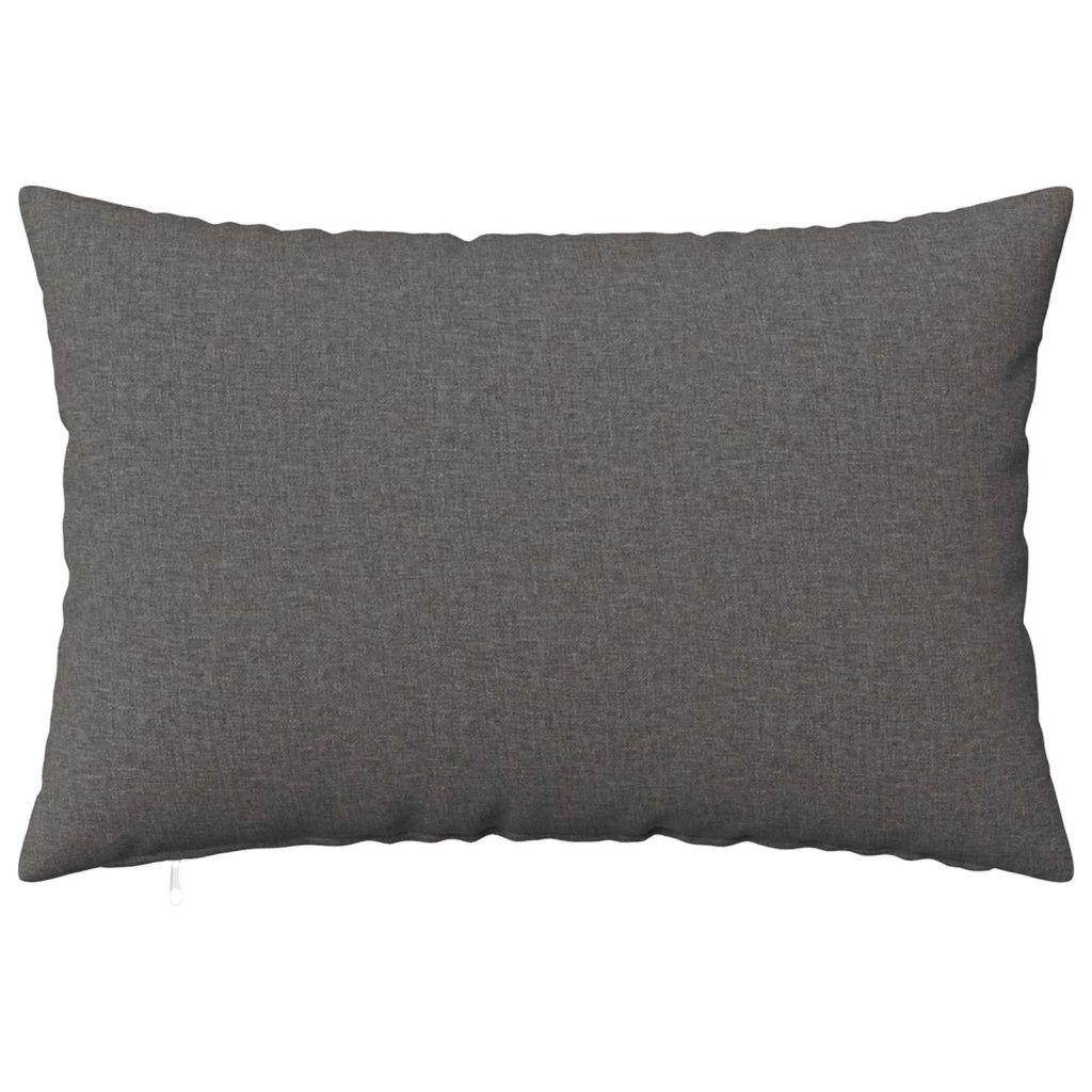 Federa 2 pz HEERLEN Grigio Chiaro 40 x 60 cm Tessuto 909115