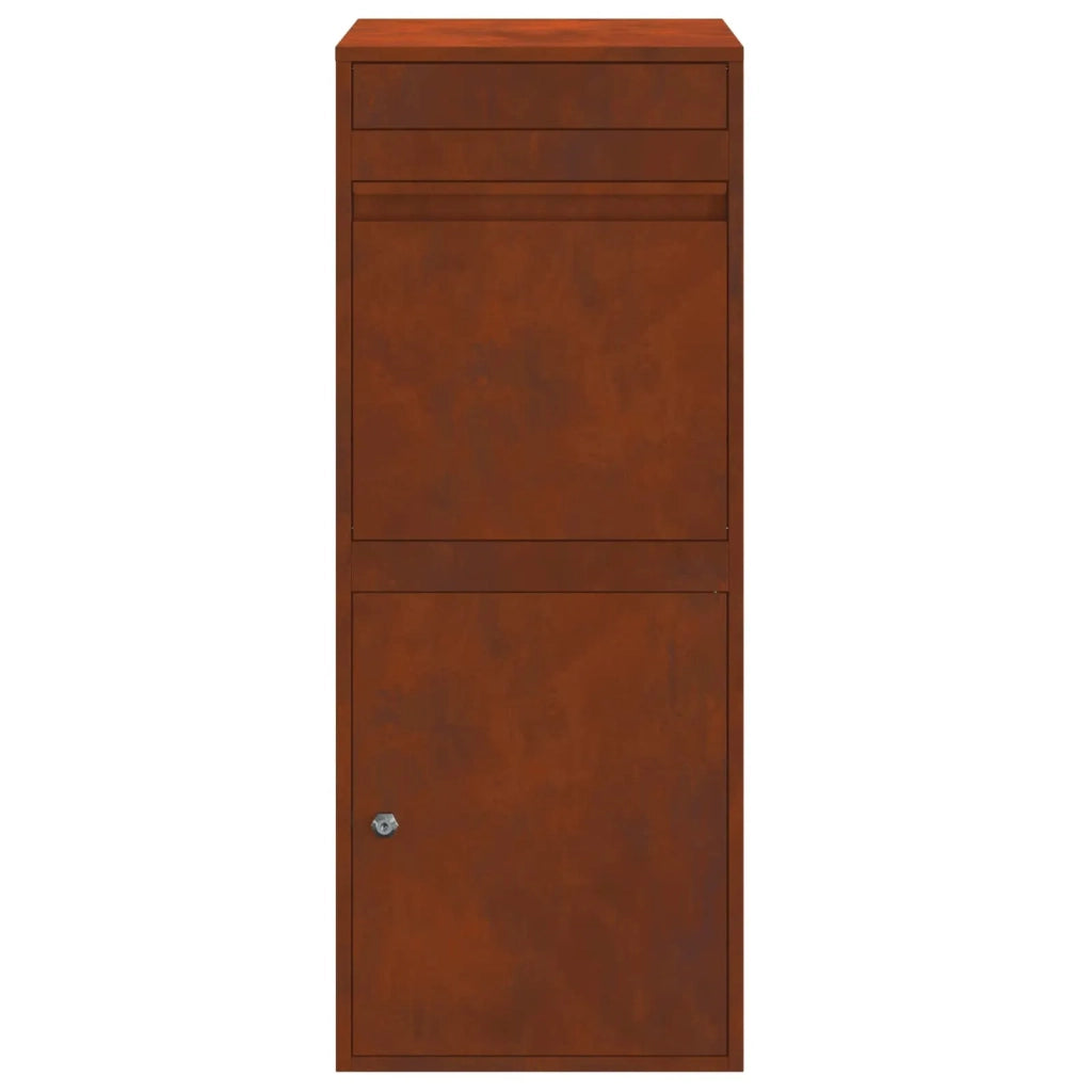 Cassetta per pacchi con archiviazione Ruggine 41 x 38 x 103 cm