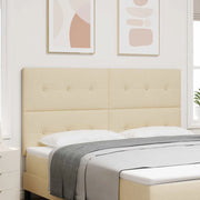 Testiera regolabile in altezza Crema 180 cm Tessuto 3337852
