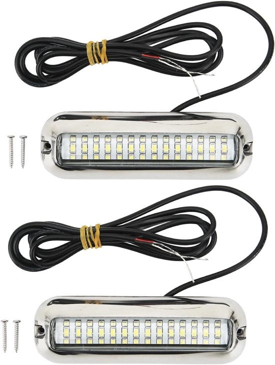 Led marina, illuminazione acquatica per barche e yacht - 42 led - illuminazione subacquea - luce bianca