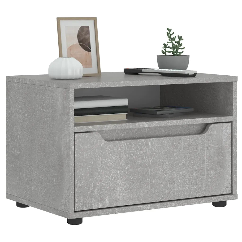 Mobile TV VISNES Grigio Cemento 60x40x38 cm Legno Multistrato 4108290